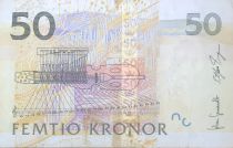 Suède 50 Kronor - Jenny Lind - Violon - 2008 - P.64b
