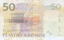 Su&egrave;de 50 Kronor - Jenny Lind - Violon - 2011 - P.64c