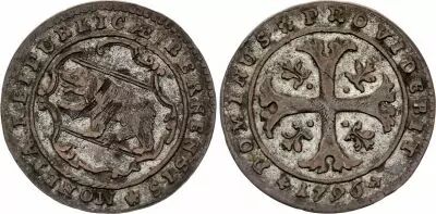 Suisse 1/2 Batzen - Canton de Berne - 1796
