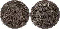 Suisse 1/2 Bazen - Canton de Grisons - 1836