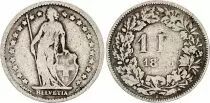 Suisse 1 Franc Helvetia - 1876 - B Bern - Argent