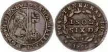 Suisse 1 sol 6 deniers - Canton de Gen&egrave;ve - 1795