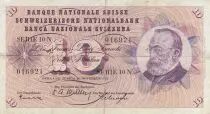 Suisse 10 Francs - Gottfried Keller - Oeillets - 29-11-1956 - Série 10N