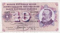 Suisse 10 Francs Gottfried Keller, Oeillets - 05-01-1970 - Série 68R