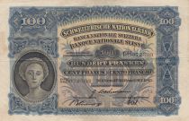 Suisse 100 Francs - Portrait de Femme - Paysan - 1943 - TTB - P.35