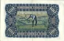 Suisse 100 Francs - Portrait de Femme - Paysan - 1949 - TTB+ - P.35v