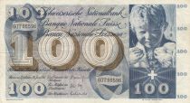 Suisse 100 Francs Enfant - St Martin - 30-06-1967 Série 60T