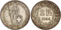Suisse 2 Francs - Helvetia - Années variées 1874-1967 - B Berne - Argent