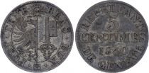 Suisse 5 Centimes, Canton de Genève - 1839