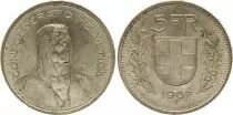 Suisse 5 Francs Guillame Tell,  1967 - B Berne - Argent