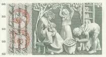 Suisse 50 Francs Fillette - Cueillette des pommes - 24/01/1972 - Sign. 42