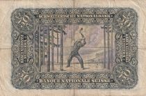 Suisse 50 Francs Tête de Femme - 01-10-1972 - Série 11D