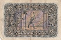 Suisse 50 Francs Tête de Femme - 12-12-1941 - Série 10W