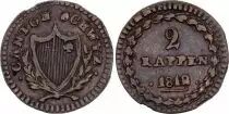 Suiza 1 Centime, Canton de Gen&egrave;ve - 1840