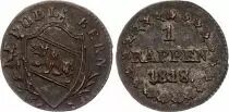 Suiza 1 Centime, Canton de Gen&egrave;ve - 1840