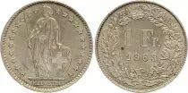 Suiza 1 Franc Helvetia - 1914 B Bern