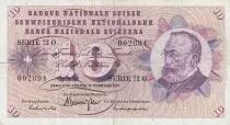 Suiza 10 Francs - Gottfried Keller - Carnation Flowers - 10-02-1971 - 72O