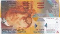 Suiza 10 Francs - Le Corbusier - 1995 - SUP - P.66