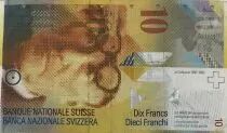 Suiza 10 Francs - Le Corbusier - 2008 - Serial J - P.67c