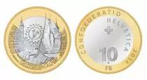 Suiza 10 Francs, Gansabhauet - 2014