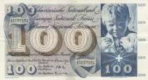 Suiza 100 Francs - Child  St Martin - 02-04-1964 - Serial 45E