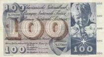 Suiza 100 Francs - Child  St Martin - 10-02-1971 - Serial 76J
