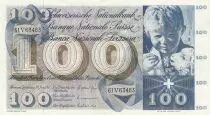 Suiza 100 Francs - Child  St Martin - 30-06-1967 - Serial 61V