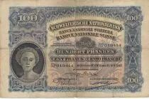 Suiza 100 Francs 1945 - Woman\'s head, farmer