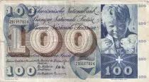 Suiza 100 Francs Child  St Martin - 21-12-1961 - Serial 29H