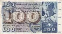 Suiza 100 Francs Child  St Martin - 28-03-1963 - Serial 34X