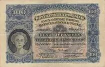 Suiza 100 Francs Head of woman - Farmer - 16-09-1930 - Serial 6K