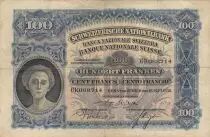 Suiza 100 Francs Head of woman - Farmer - 16-09-1930 - Serial 6R