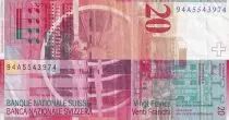 Suiza 20 Francs - Arthur Honegger - 2000 - F - P.69