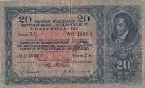 Suiza 20 Francs Johann Heinrich Pestalozzi  - 21-06-1929 - Serial 2 E