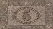 Suiza 5 Francs William Tell - 22-02-1951 - Serial 50 Y