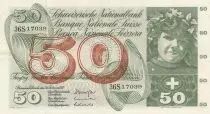 Suiza 50 Francs - Apple Harvesting Scene - 10-02-1971 - Serial 36S
