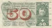 Suiza 50 Francs - Apple Harvesting Scene - 15-05-1968 - Serial 25U