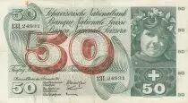 Suiza 50 Francs - Apple Harvesting Scene - 21-12-1961 - Serial 13L