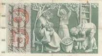 Suiza 50 Francs - Apple Harvesting Scene - 21-12-1961 - Serial 13L