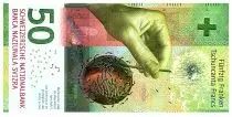 Suiza 50 Francs - Flower - Mountains - 2015