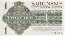 Suriname 1 Gulden  - 01-11-1974 - P.116b