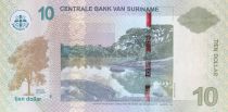 Suriname 10 Dollars - Bank - Suriname river - 2019 - UNC - P.NEW