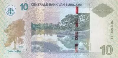 Suriname 10 Dollars - Banque - Rivi�re Suriname - 2019 - NEUF - P.NEW