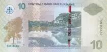 Suriname 10 Dollars - Banque - Rivière Suriname - 2019 - NEUF - P.NEW