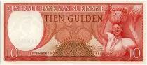 Suriname 10 Gulden, Femme et Panier de fruits - 1963 - Neuf - P.121