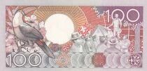 Suriname 100 Gulden - Anton De kom - Toucan - 1988 - S&eacute;rie AD