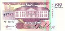 Suriname 100 Gulden, Exploitation minière - 1991 - Neuf - P.139 a