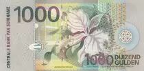 Suriname 1000 Gulden - Kingfisher - Orchid - 2000 - BK Series