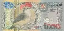 Suriname 1000 Gulden - Moucherolle royal - Orchidée - 2000 - Série BK