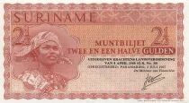 Suriname 2 1/2 Gulden - 1967 - Remplacement - P.117